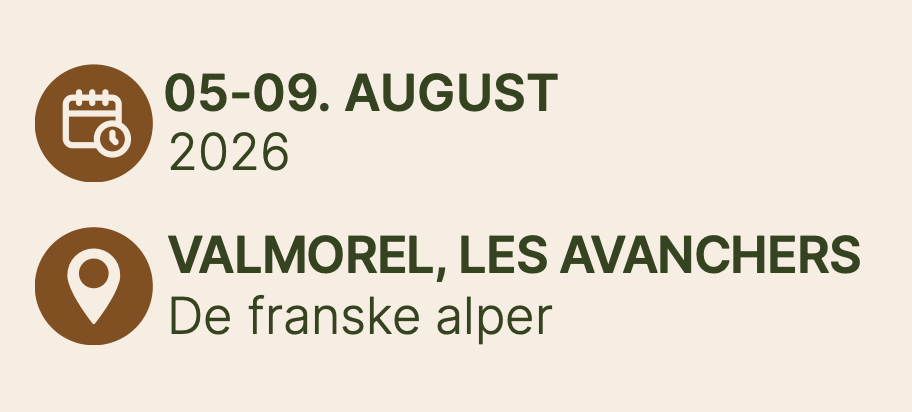 05-09. August 2026 – Valmorel, Les Avanchers